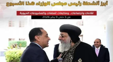 7 أيام حافلة.. قطار نشاط رئيس الوزراء يعبر محطات هامة في يناير 2026